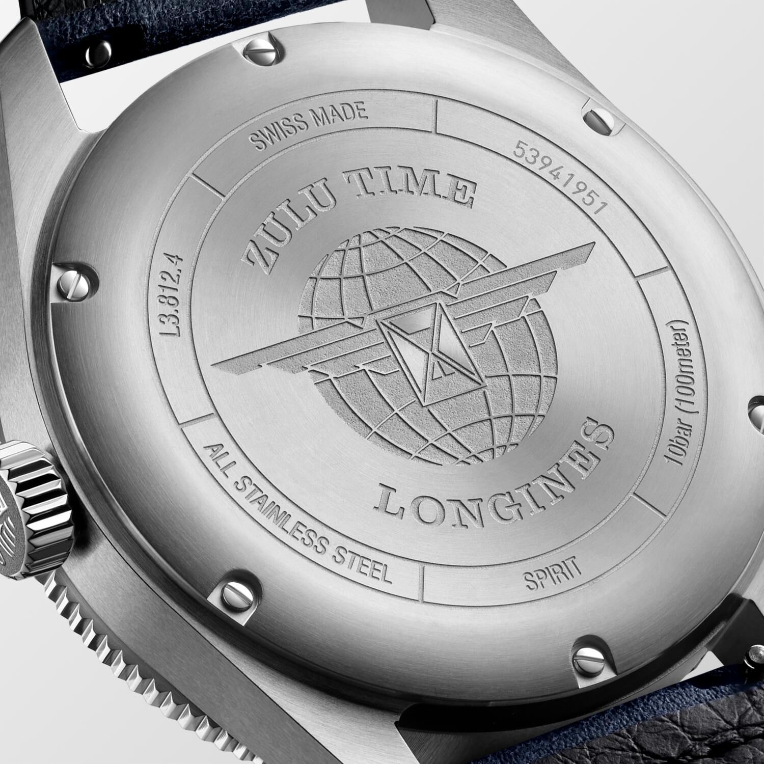 Longines stainless steel discount back